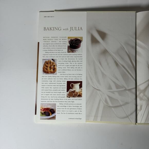 Baking With Julia Dorie Greenspan 1996 First Edition Hardcover Julia Child - Picture 3 of 10